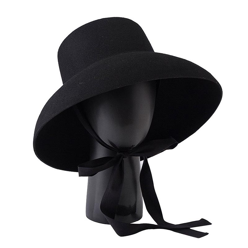 Fedora Hat Wool - Estilo retro chapéu de lã pura