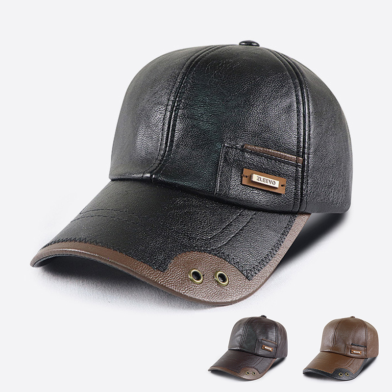 Baseball Cap Structured - Boné de Beisebol Retrô em Couro