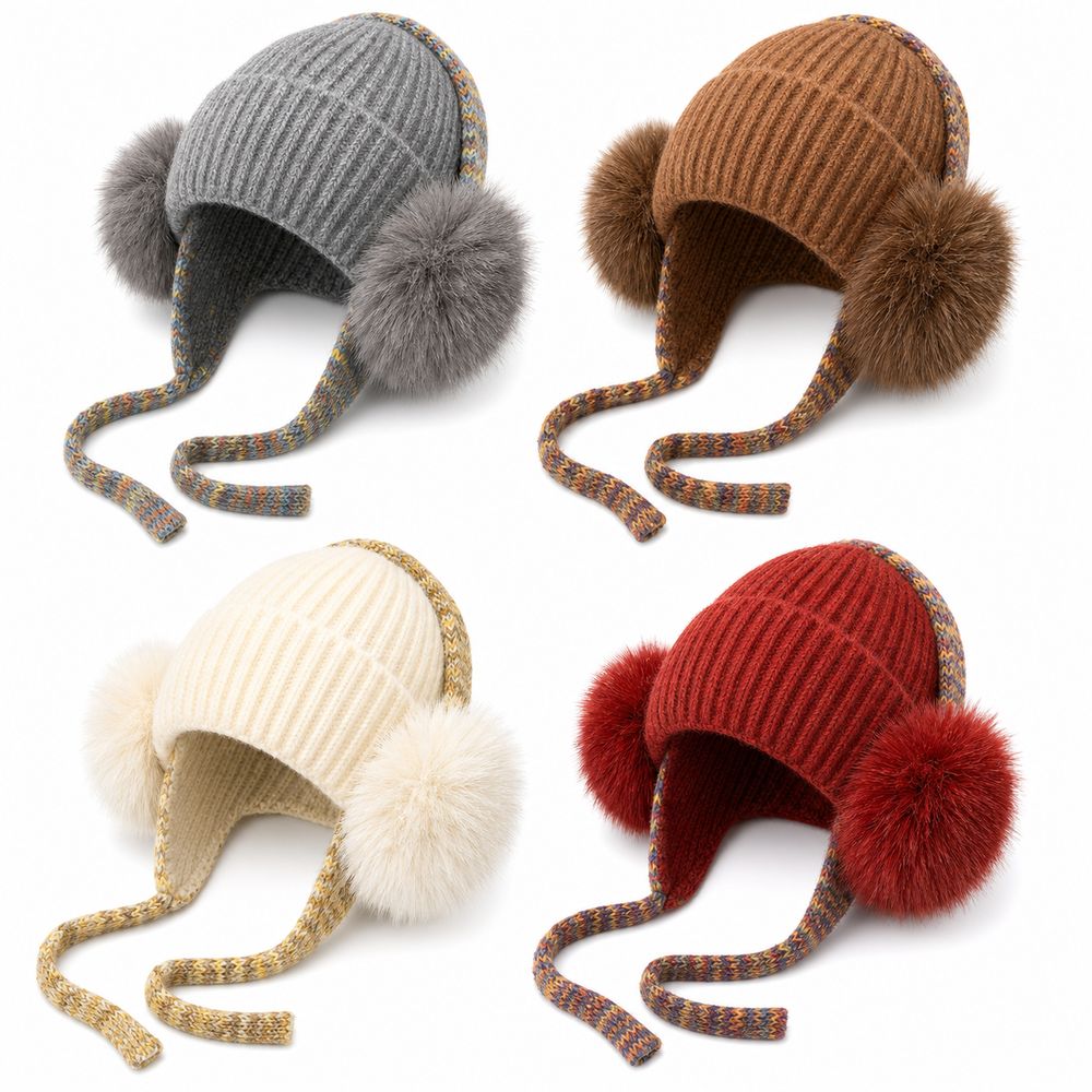 Beanie Cuffed Knit - Gorro de Malha Diário com Abas