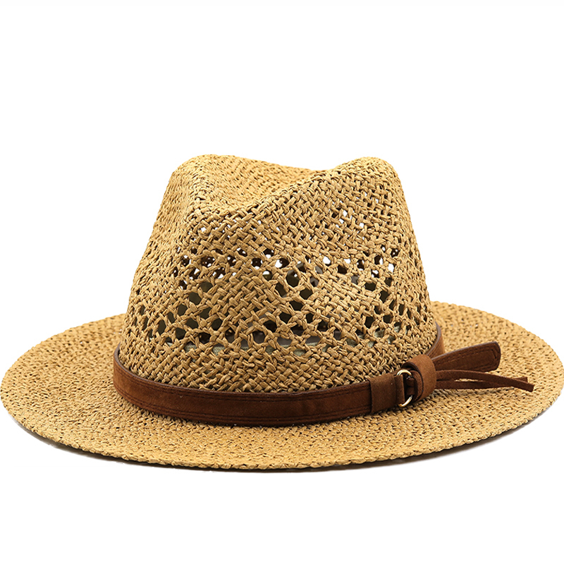 Cowboy Hat Straw - Chapéu de palha de ráfia oco