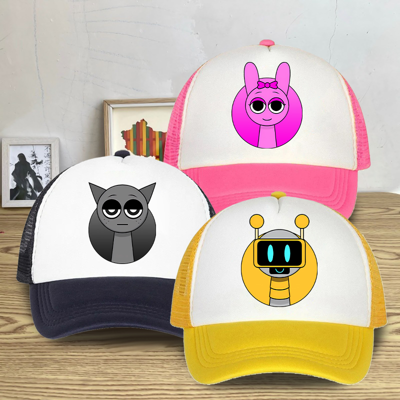 Trucker Cap Mesh - Sprunki verão malha boné de beisebol