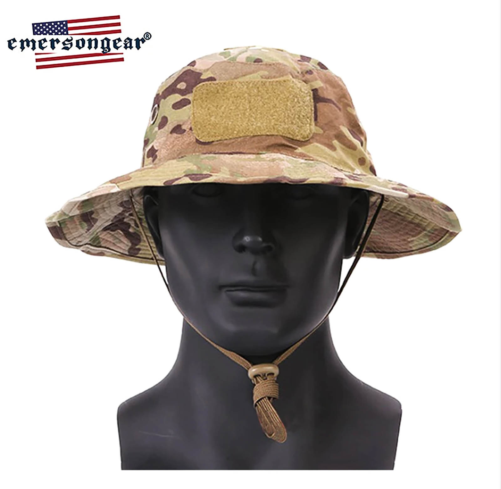 Boonie Hat Tactical - Chapéu Tático Masculino Emersongear, Boné Protetor