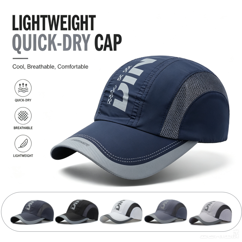 Running Cap Lightweight - Boné Esportivo de Secagem Rápida para