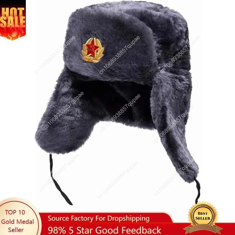 Winter Trapper Hat - Chapéu de Pele Russo BELEON Ushanka