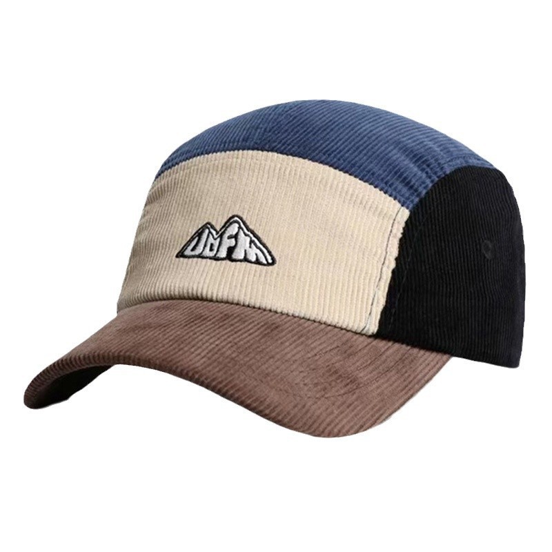 Corduroy Cap 5 Panel - Chapéu de viseira feminino masculino 5