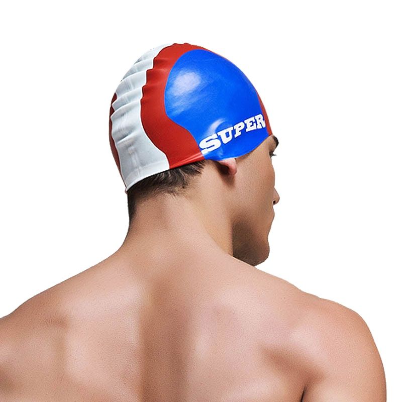 Swim Hat Silicone - Verão água homem toucas de natação