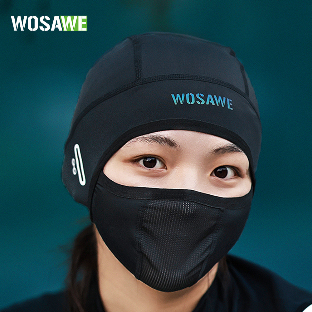Skull Cap Helmet Liner - WOSAWE Touca de Ciclismo Balaclava Respirável