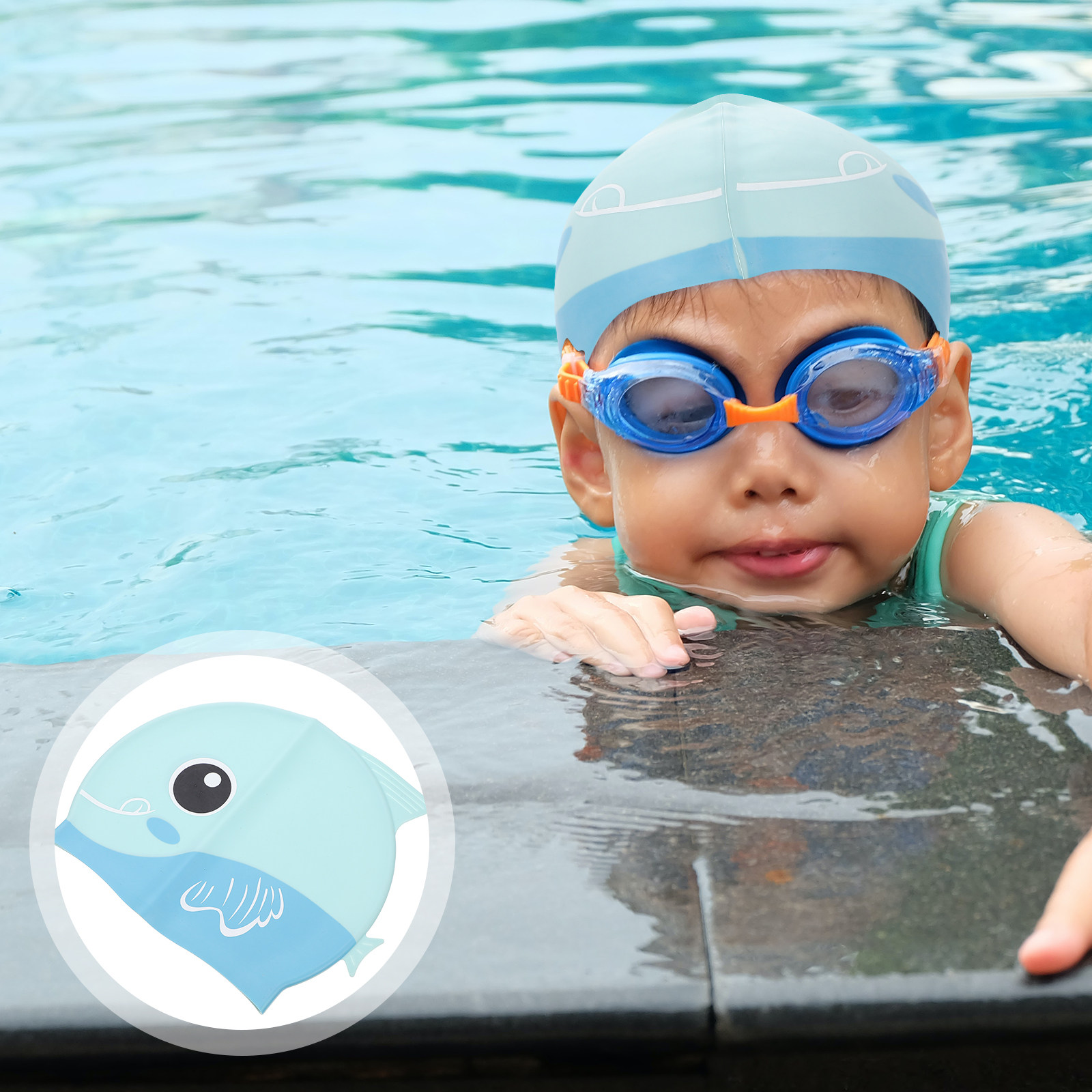Swim Hat Silicone - Touca de natação de silicone para