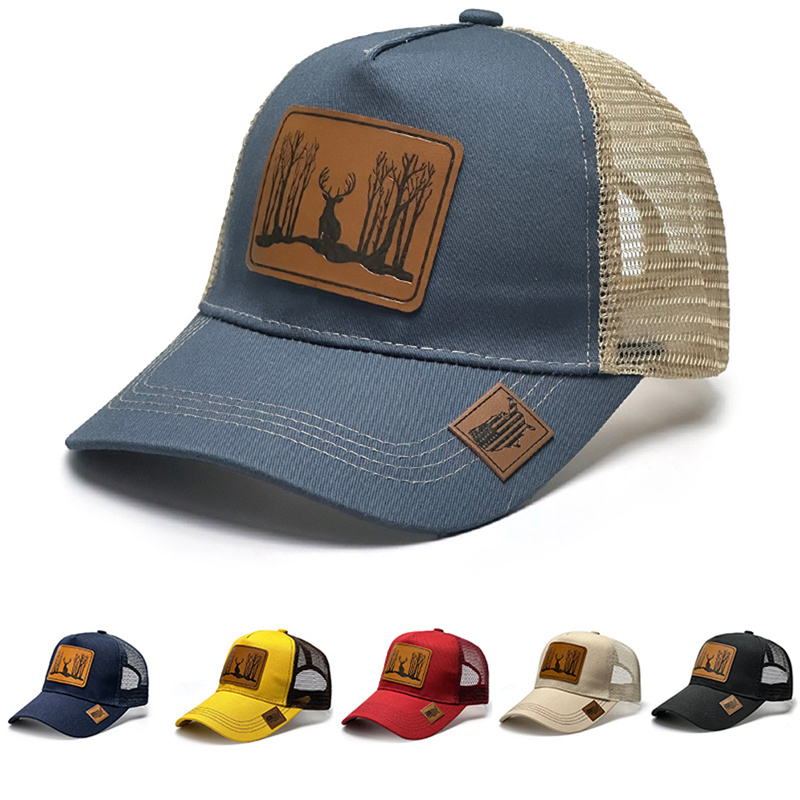 Baseball Cap Structured - Moda couros de luxo bonés de