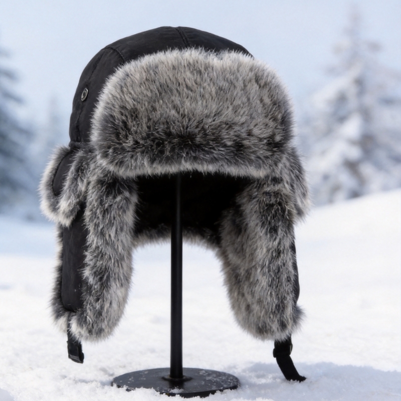 Winter Trapper Hat - Chapéu caçador inverno com protetores ouvido