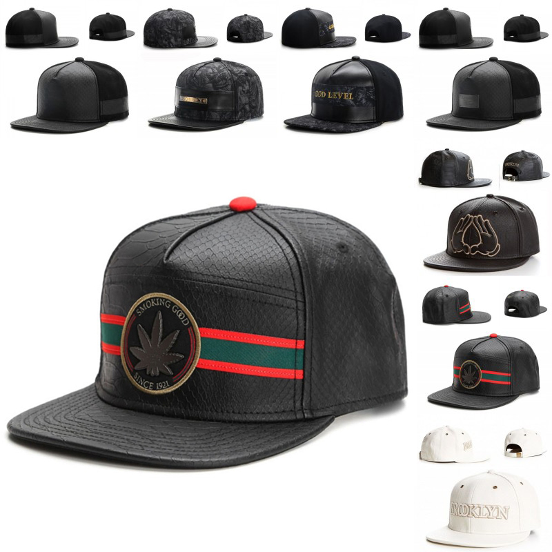 Baseball Cap Structured - Boné de Couro da Marca Fashio