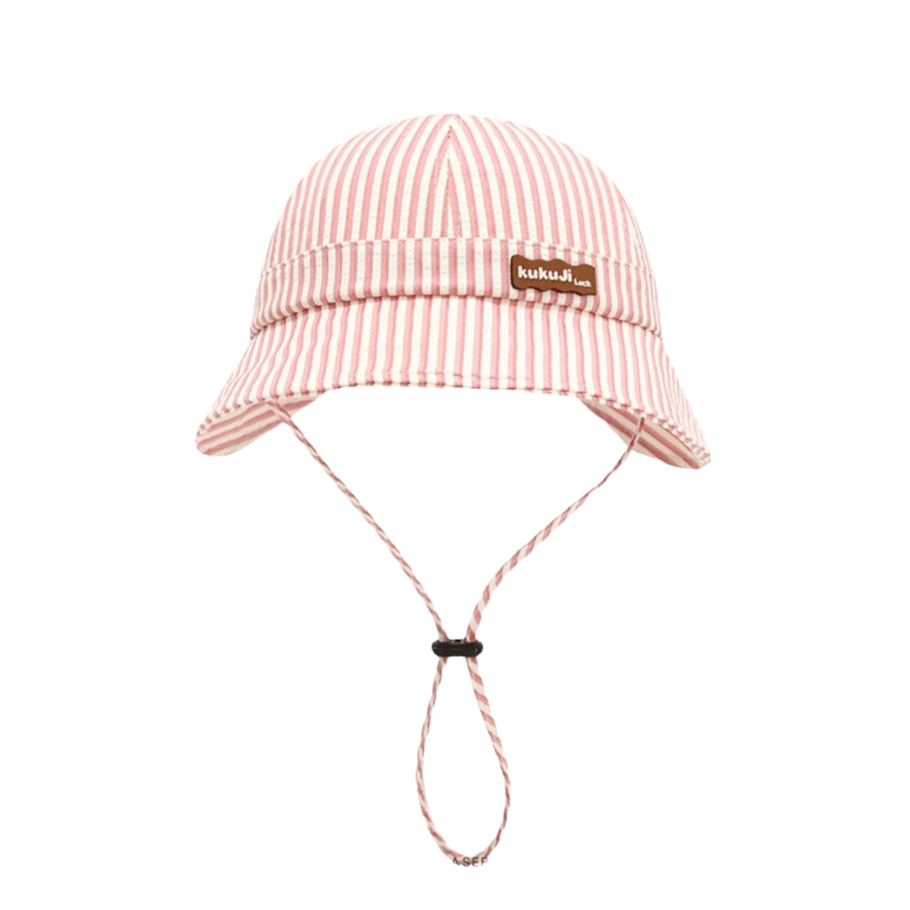 Sun Hat Wide Brim - Novo Chapéu de Sol Infantil Listrado