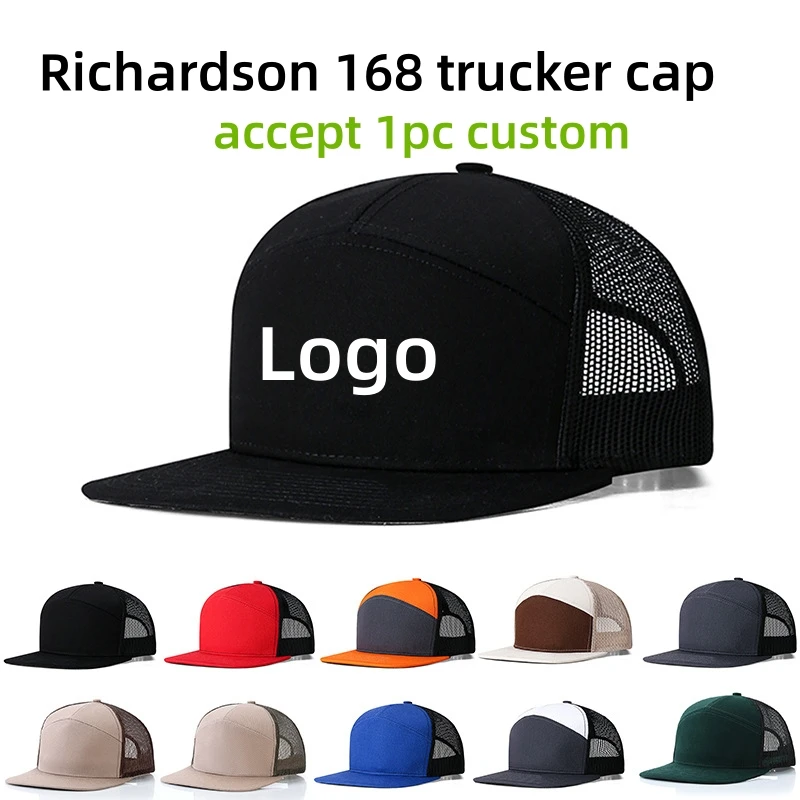 Trucker Cap Mesh - Chapéu de caminhoneiro unissex com logotipo