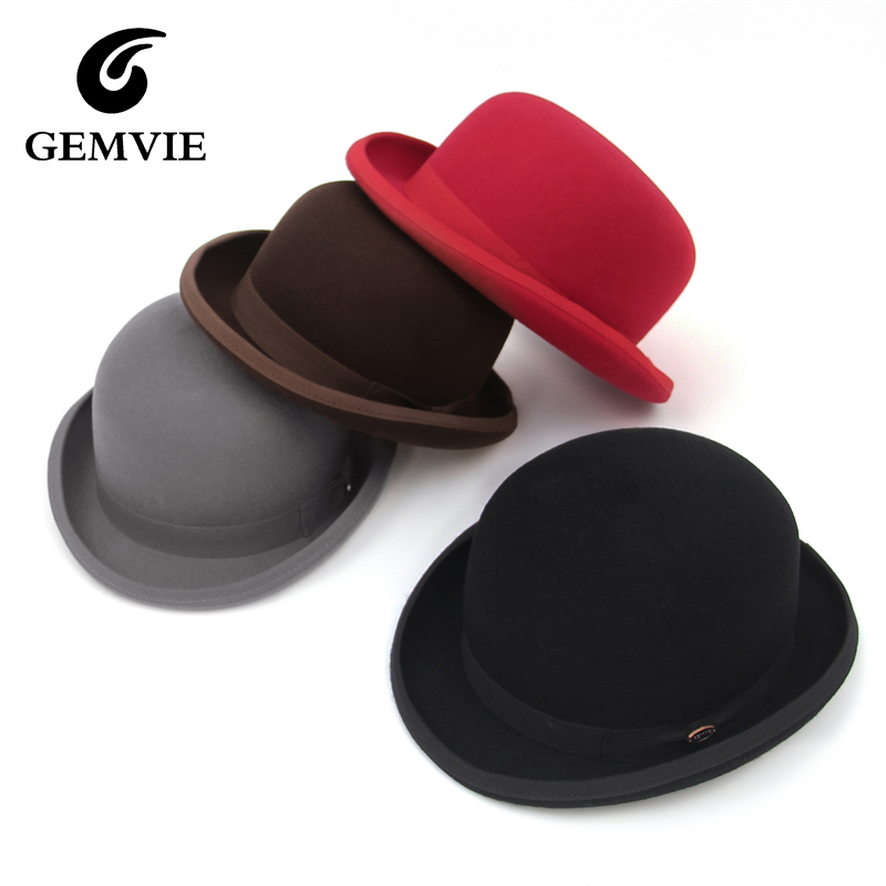 Fedora Hat Wool - Chapéu derby de feltro de lã
