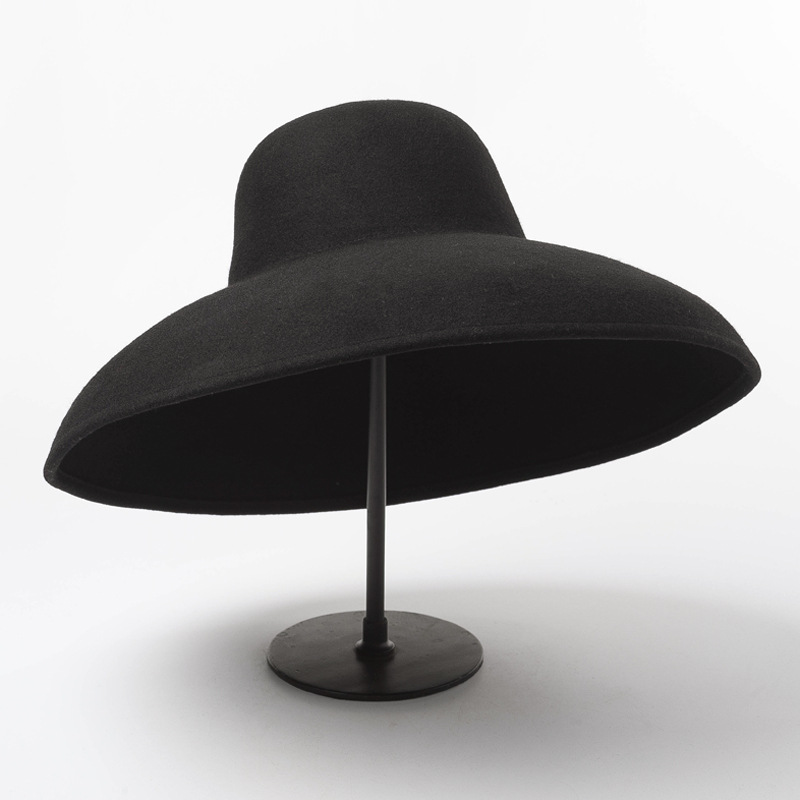Chapéu clássico de lã com aba  - Fedora Hat Wool avaliação e preço