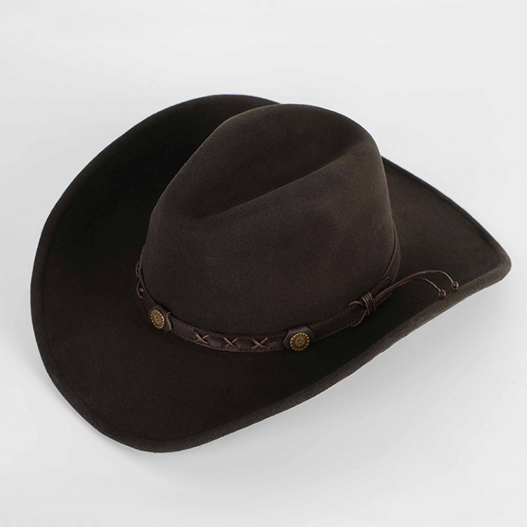 X4007 Chapéu de cowboy de lã 1 - Fedora Hat Wool avaliação e preço