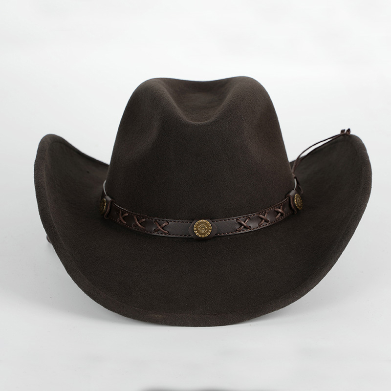 X4007 Chapéu de cowboy de lã 1 - Fedora Hat Wool avaliação e preço