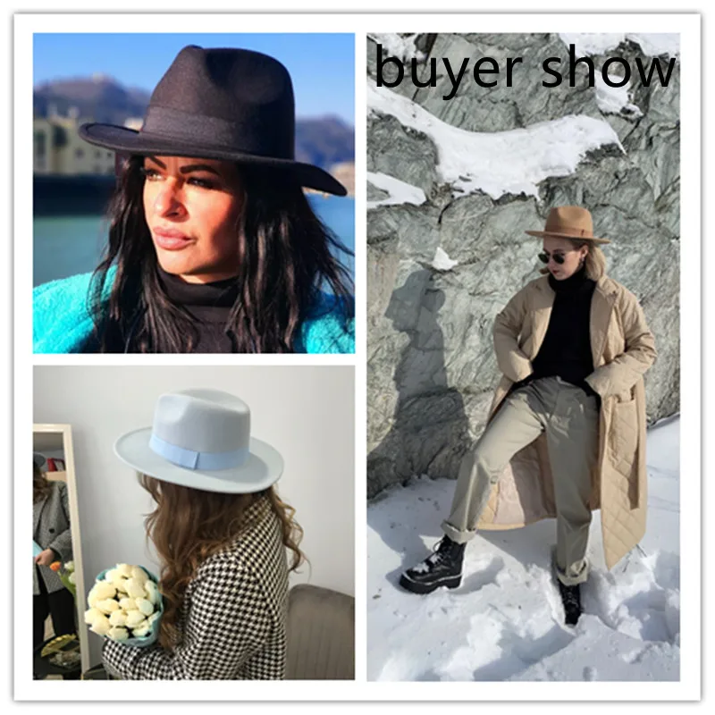 chapeu feminino chapeu chapeu  - Fedora Hat Wool avaliação e preço