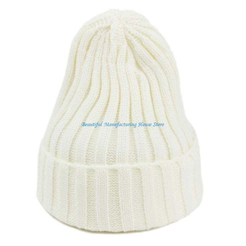 E56A Gorro unissex malha com n - Beanie Cuffed Knit avaliação e preço