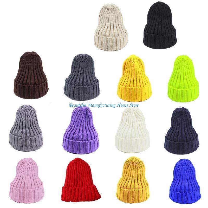 E56A Gorro unissex malha com n - Beanie Cuffed Knit avaliação e preço