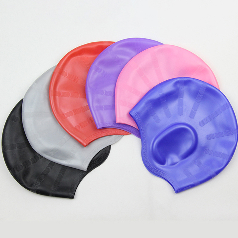 Novo【Touca de Natação para Adu - Swim Hat Silicone avaliação e preço