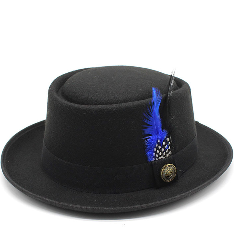 Fedora de feltro de aba larga  - Fedora Hat Wool avaliação e preço