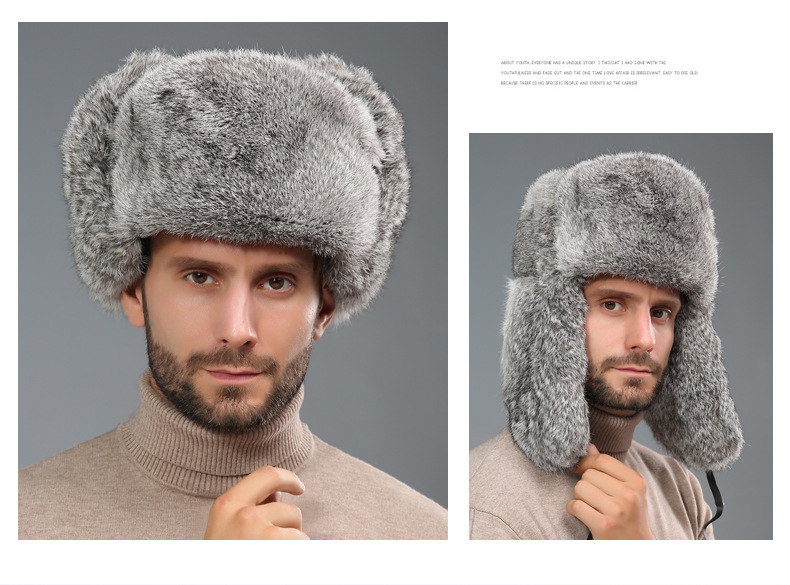 Chapéus bomber moda china nord - Trapper Hat Ear Flap avaliação e preço