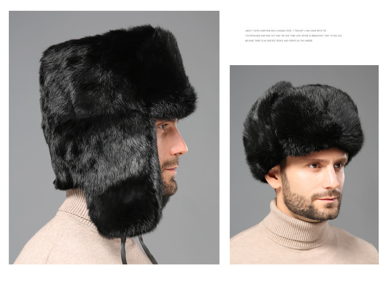 Chapéus bomber moda china nord - Trapper Hat Ear Flap avaliação e preço