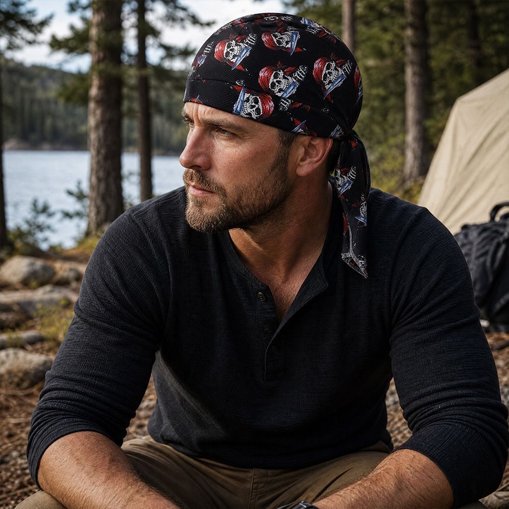 Chapéu Pirata de Secagem Rápid - Skull Cap Helmet Liner avaliação e preço