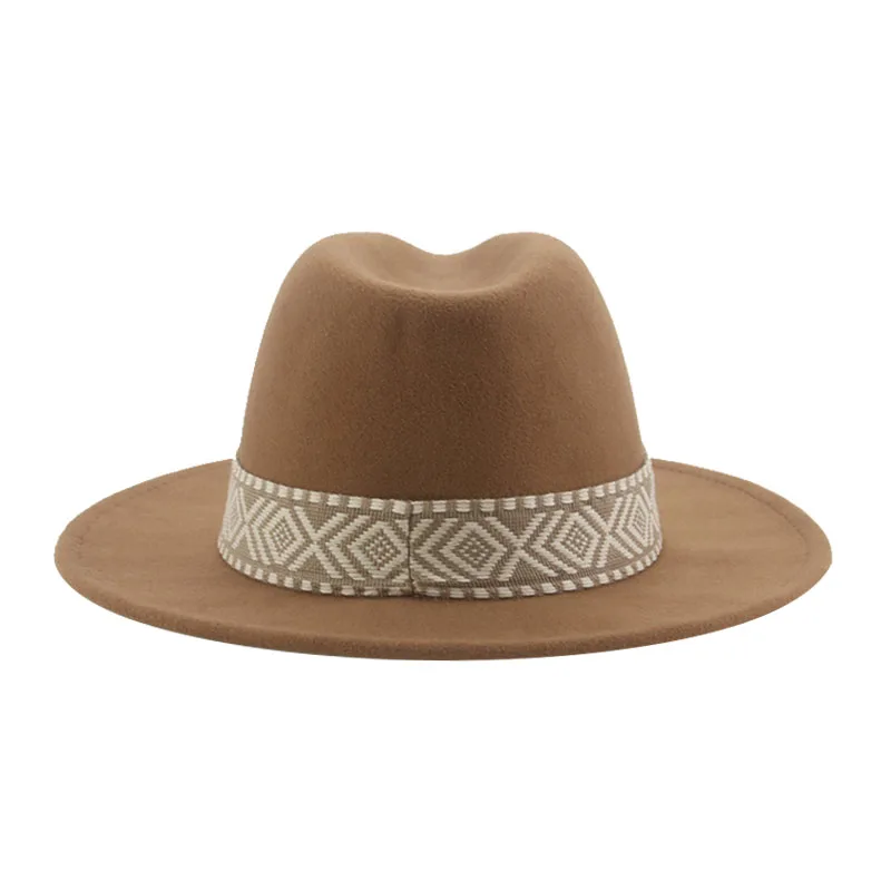 Chapéu panamá ocidental chapéu - Fedora Hat Wool avaliação e preço