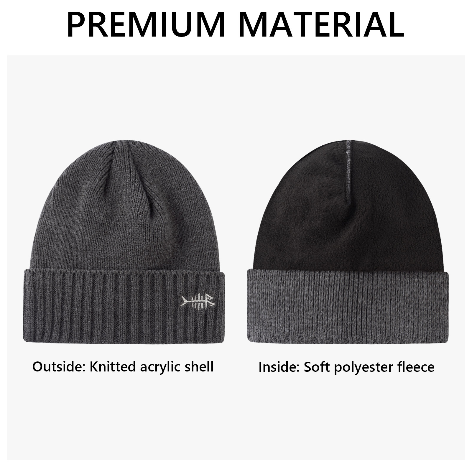 BASSDASH Gorro de inverno com  - Beanie Cuffed Knit avaliação e preço