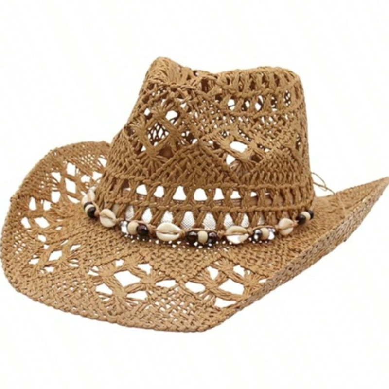 Chapéu de sol de palha com con - Cowboy Hat Straw avaliação e preço