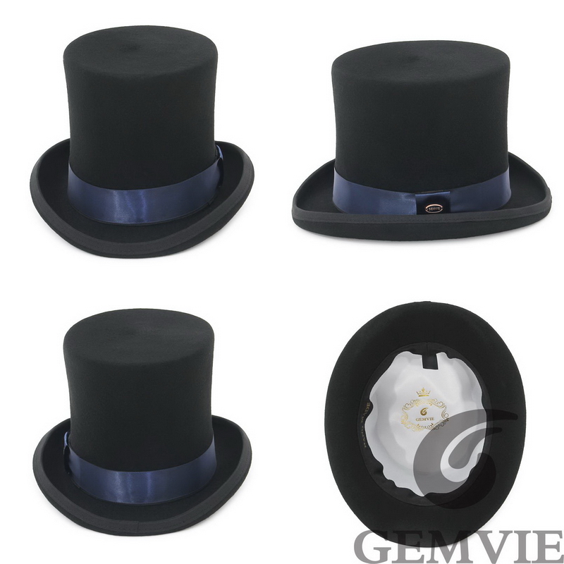 Gemvie 17cm 100% lã feltro car - Fedora Hat Wool avaliação e preço