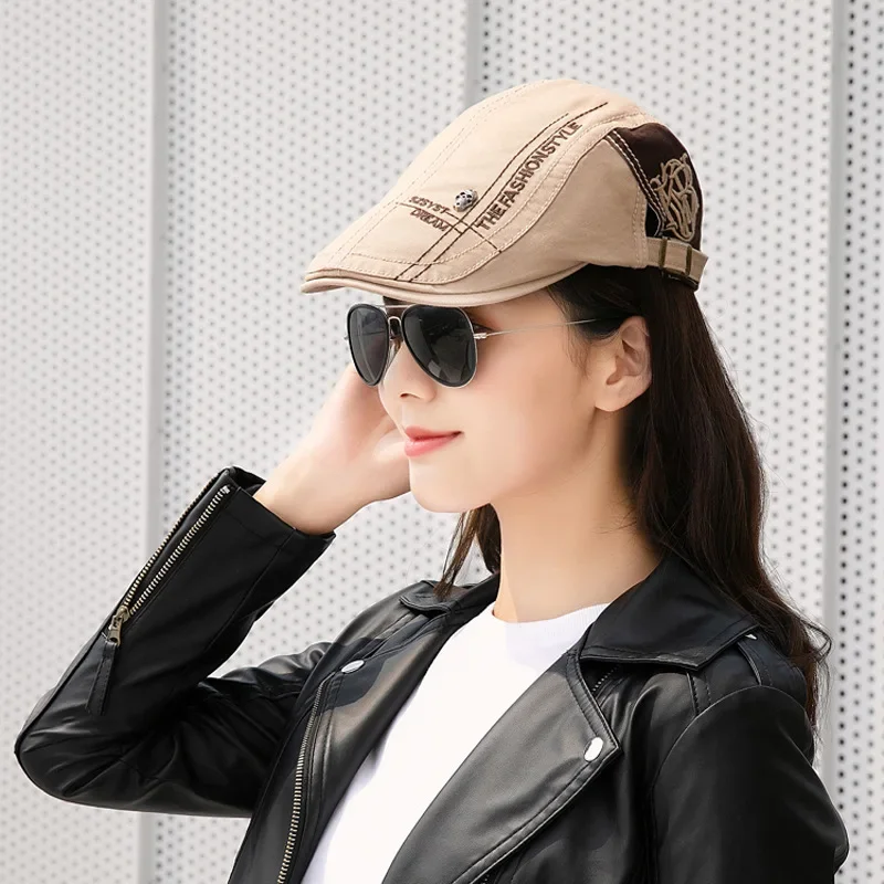 Unisex Skull Letters Newsboy C - Newsboy Cap Ivy avaliação e preço
