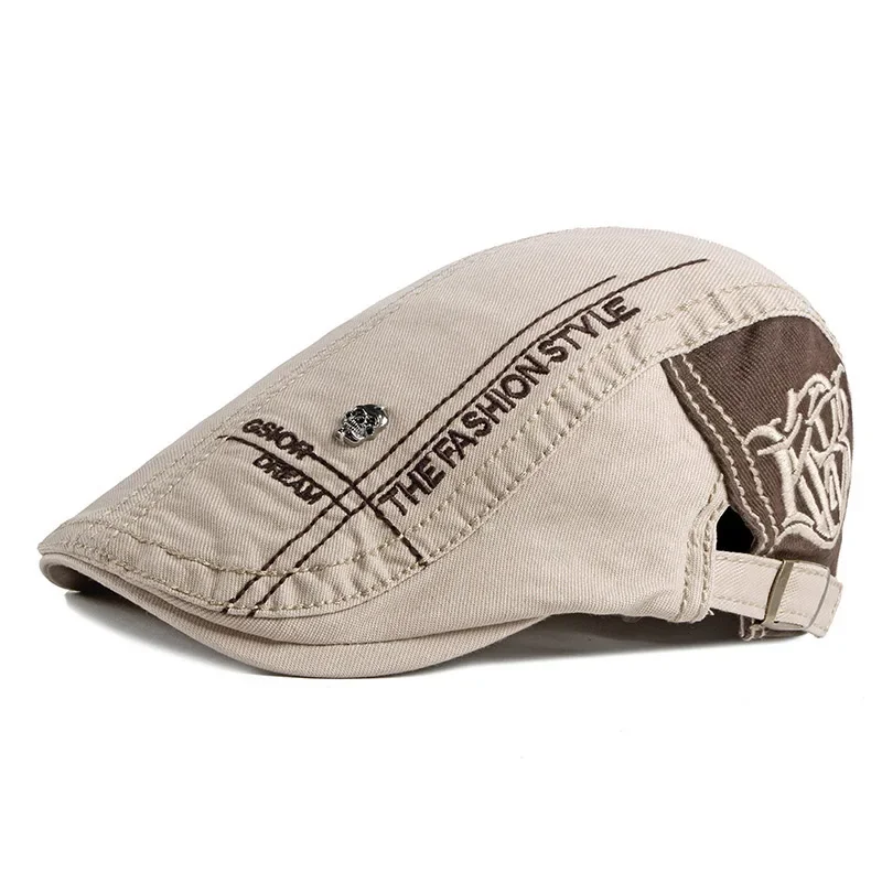 Unisex Skull Letters Newsboy C - Newsboy Cap Ivy avaliação e preço