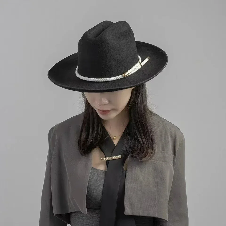 2025 novo retro ins chique inv - Fedora Hat Wool avaliação e preço
