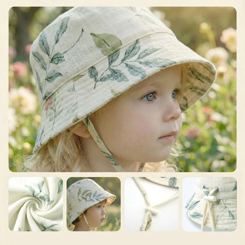 Chapéu de Verão para Bebês em  - Bucket Hat Cotton avaliação e preço