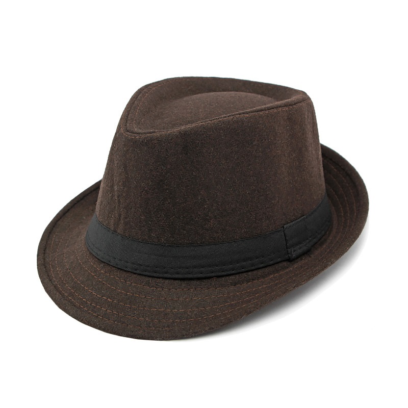 Chapéu para homem novo outono  - Fedora Hat Wool avaliação e preço