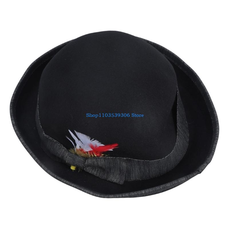 400A Senhores Cartola Lã Chapé - Fedora Hat Wool avaliação e preço