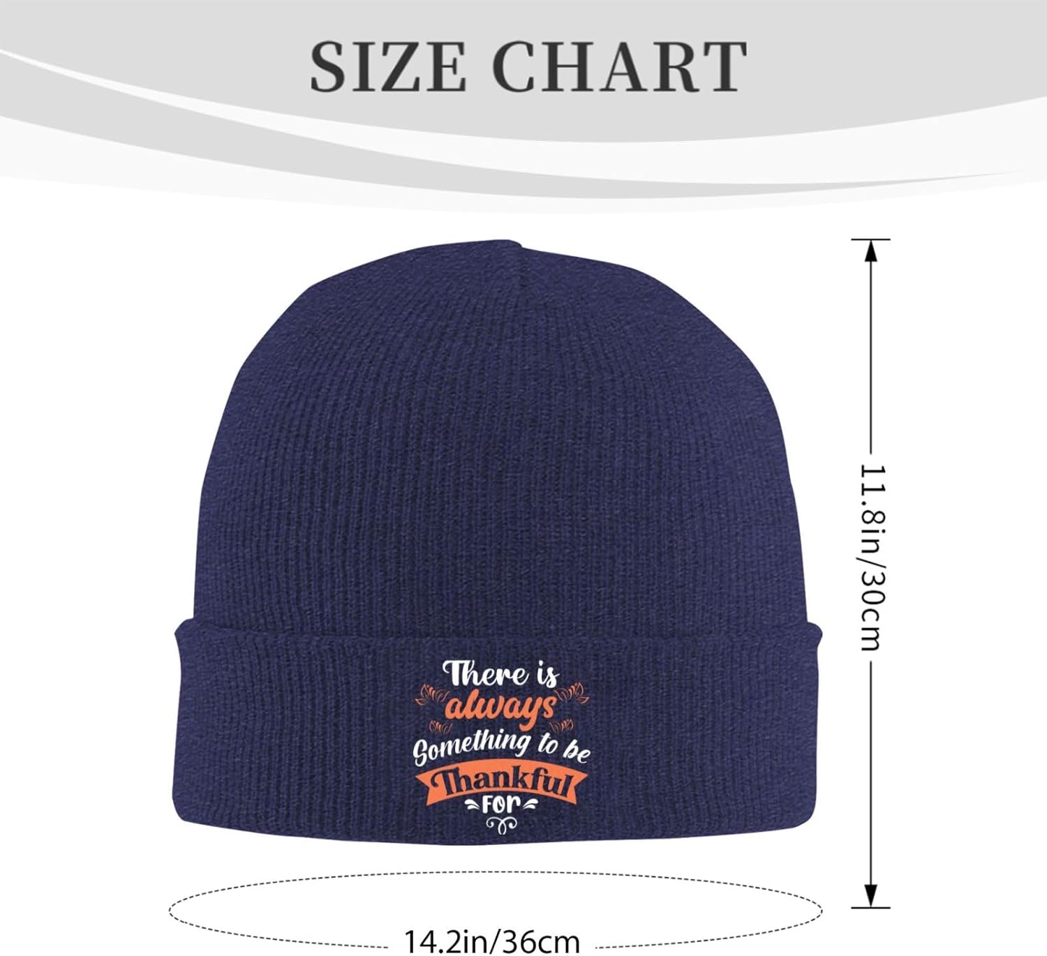 Há sempre algo de ser agradeci - Beanie Cuffed Knit avaliação e preço