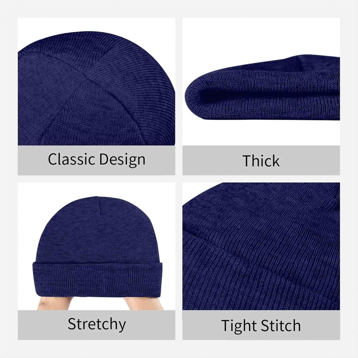 Há sempre algo de ser agradeci - Beanie Cuffed Knit avaliação e preço