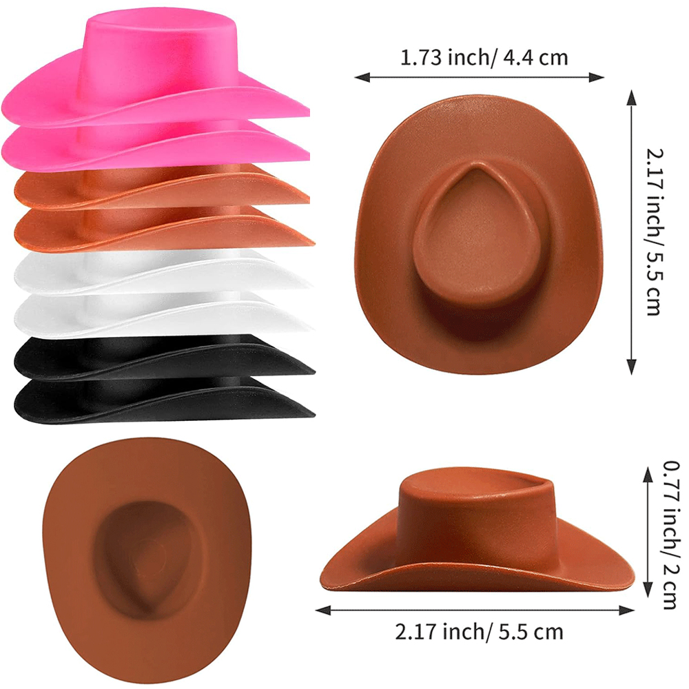 20 pçs plástico mini chapéu de - Cowboy Hat Straw avaliação e preço