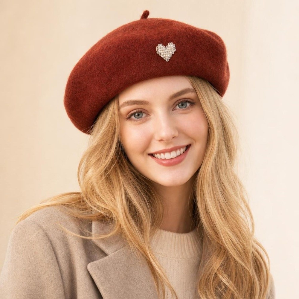 Boina de Lã Quente de Inverno  - Beret French Wool avaliação e preço