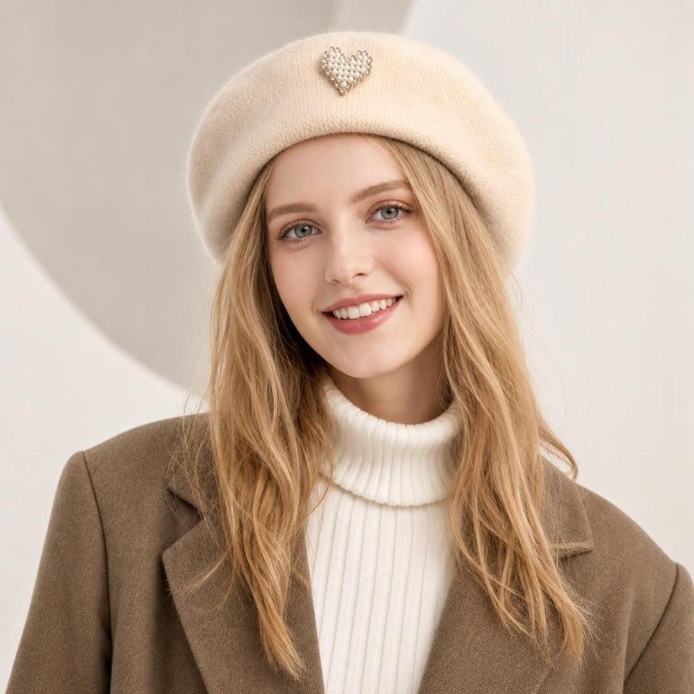 Boina de Lã Quente de Inverno  - Beret French Wool avaliação e preço
