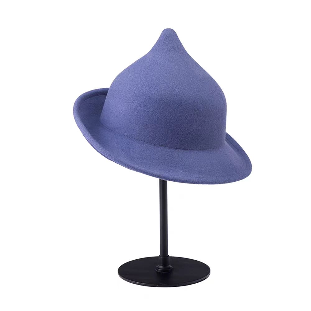 100% lã moderna bruxa chapéu h - Fedora Hat Wool avaliação e preço