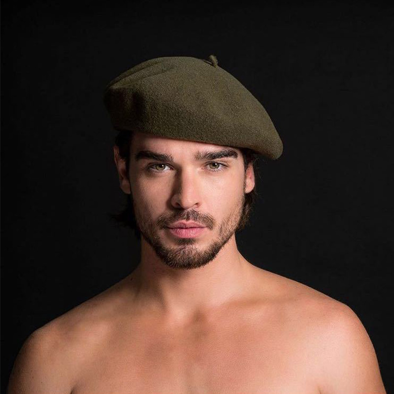 Masculino feminino militar do  - Beret French Wool avaliação e preço