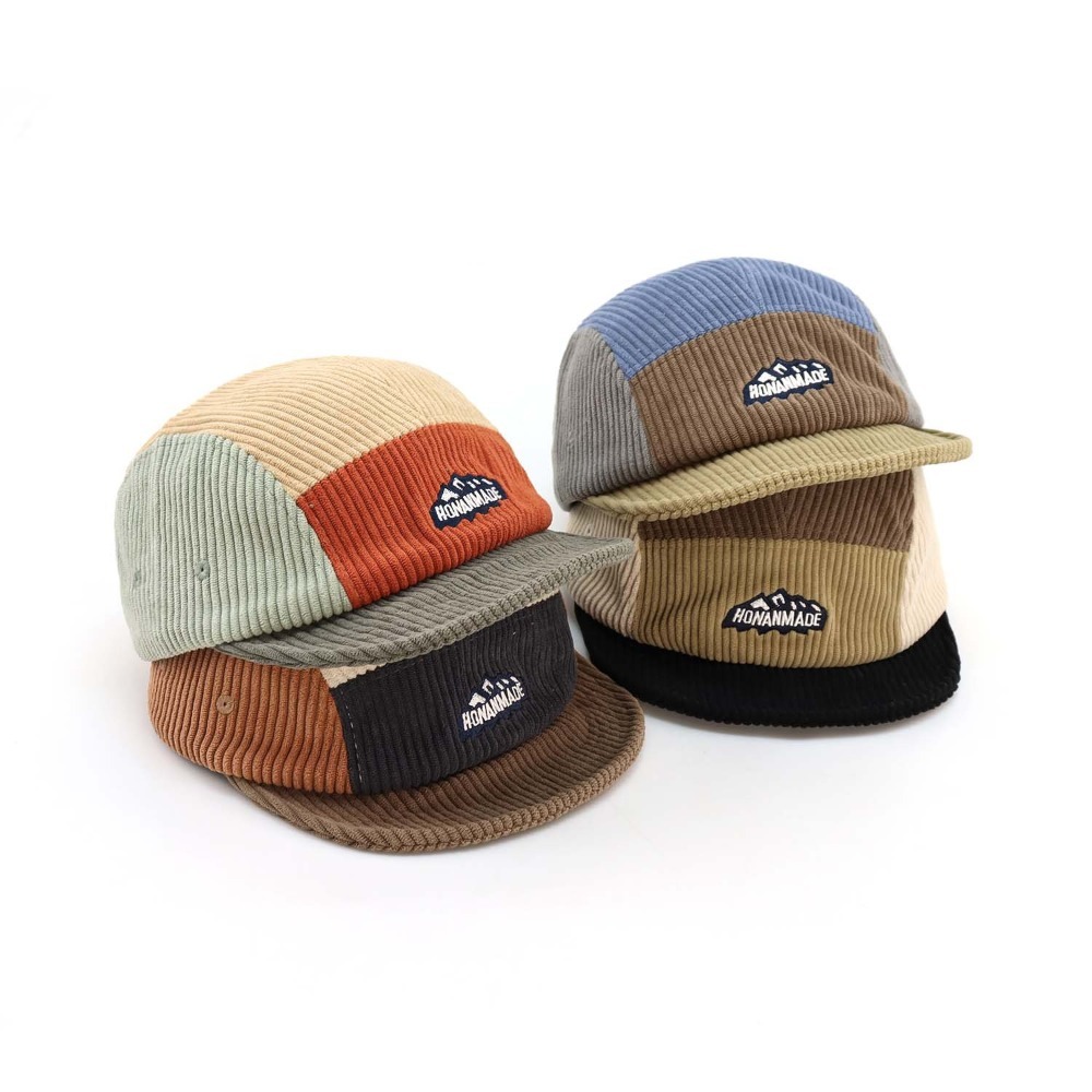 Boné de 5 Painéis com Aba Curt - Corduroy Cap 5 Panel avaliação e preço