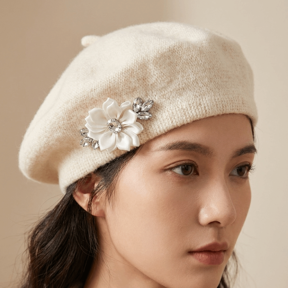 Boina de Lã Lisa e Macia com D - Beret French Wool avaliação e preço