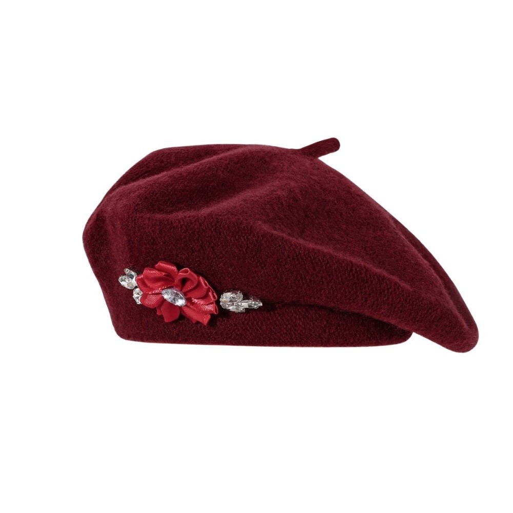 Boina de Lã Lisa e Macia com D - Beret French Wool avaliação e preço