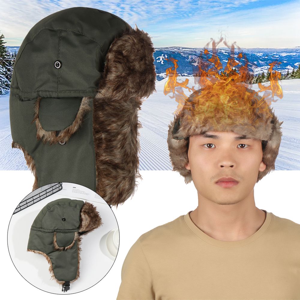 Gorro de Inverno Quente com Pr - Winter Trapper Hat avaliação e preço